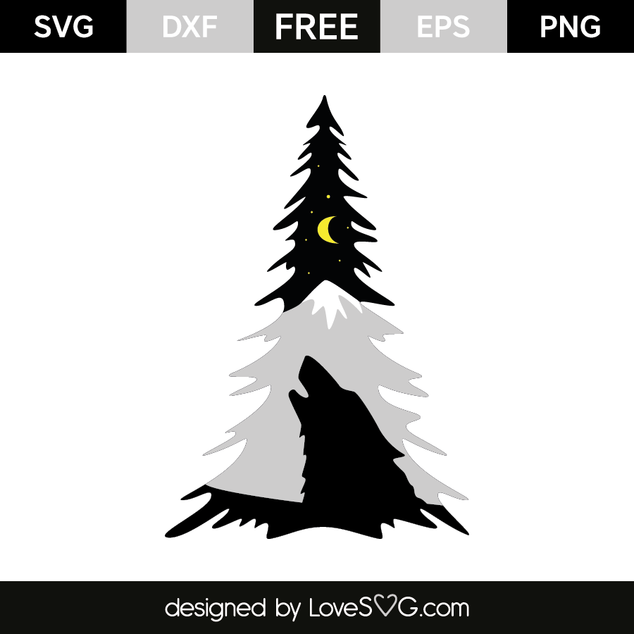 Download Wolf In A Tree - Lovesvg.com