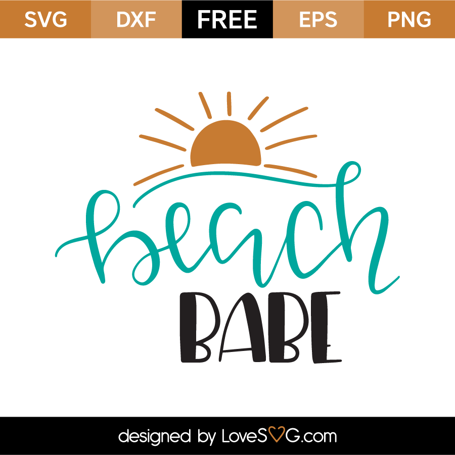 Beach Babe Lovesvg Com
