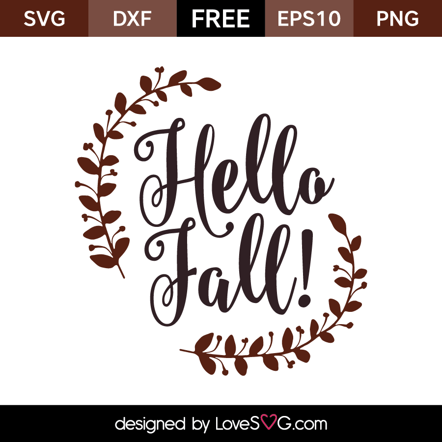 Hello Fall Lovesvg Com