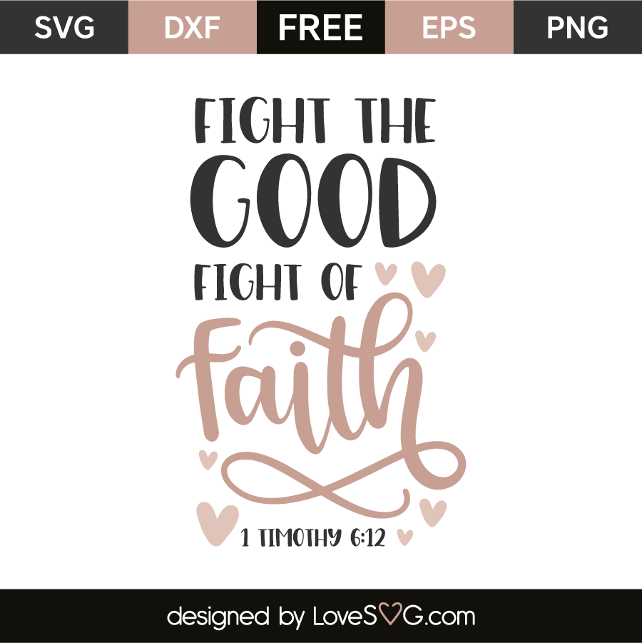 1 Timothy 6:12 - Lovesvg.com