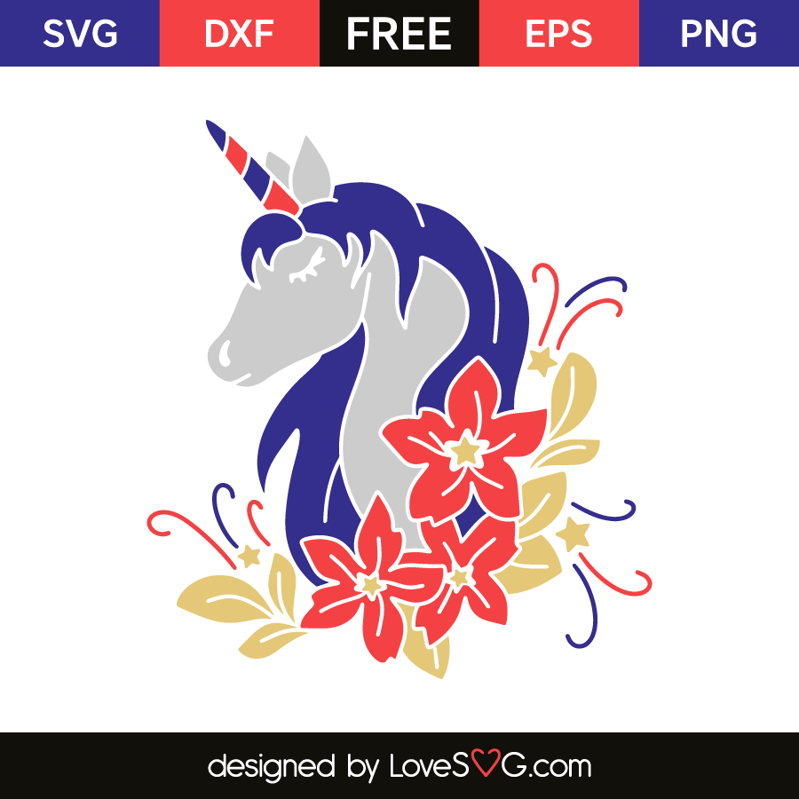 4th Of July Unicorn Lovesvg Com