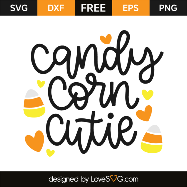 Candy Corn Cutie - Lovesvg.com