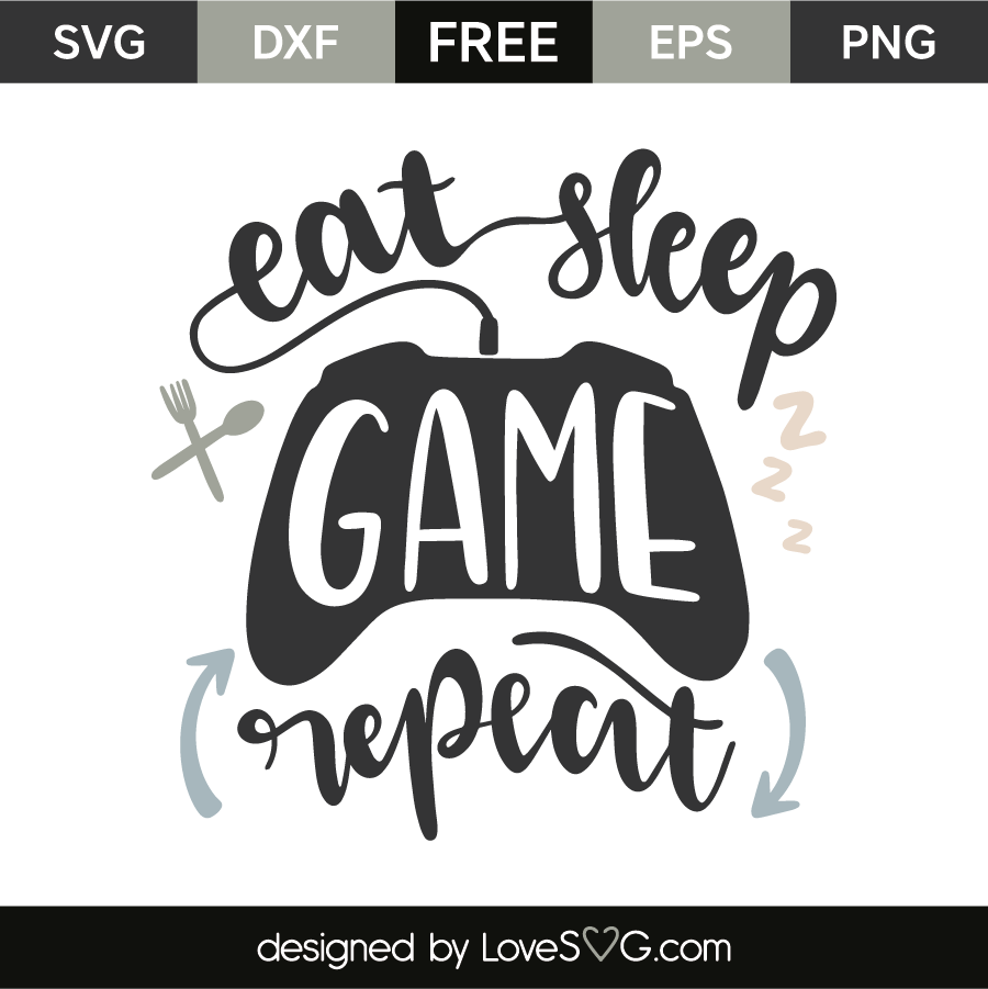 Eat Sleep Repeat PNG Transparent Images Free Download, Vector Files