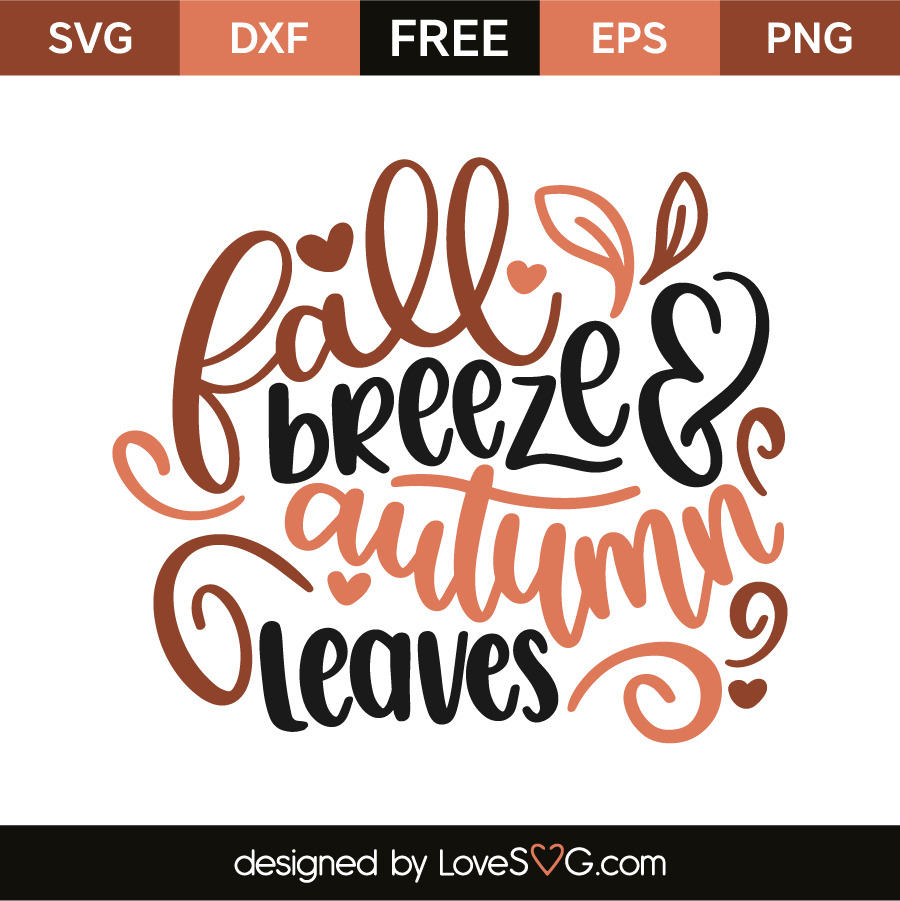 Download Fall Breeze & Autumn Leaves - Lovesvg.com