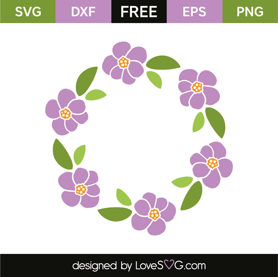 Download Flowers Monogram Frame - Lovesvg.com