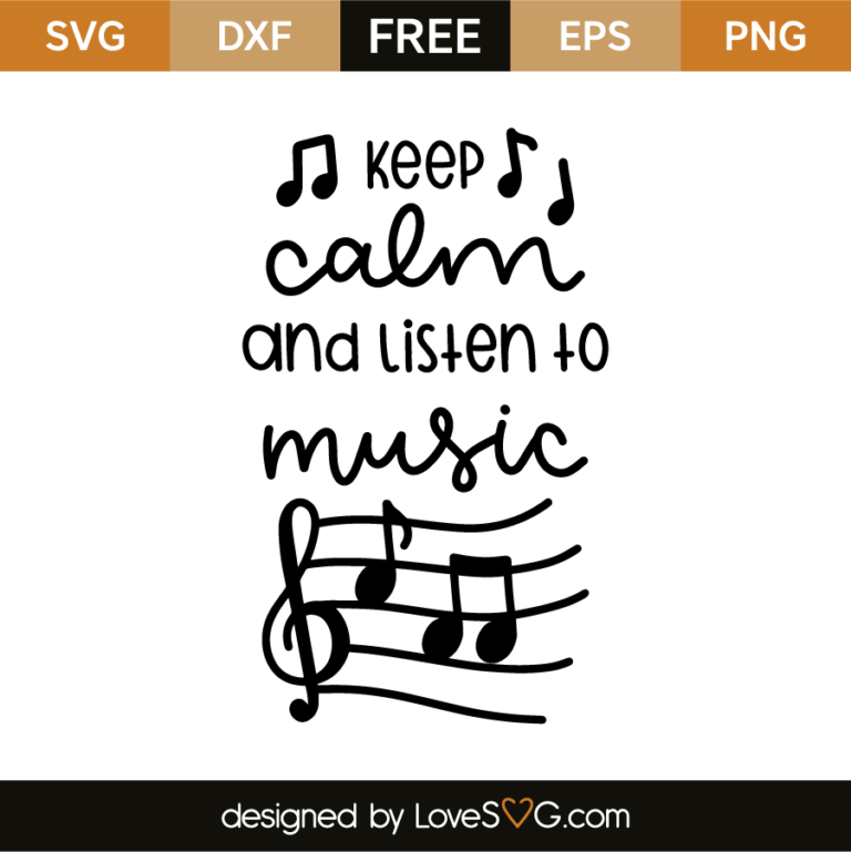 Music SVG Free Cut Files Download - Lovesvg.com