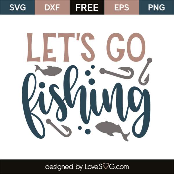 Free Fishing SVG Cut Files | Lovesvg.com