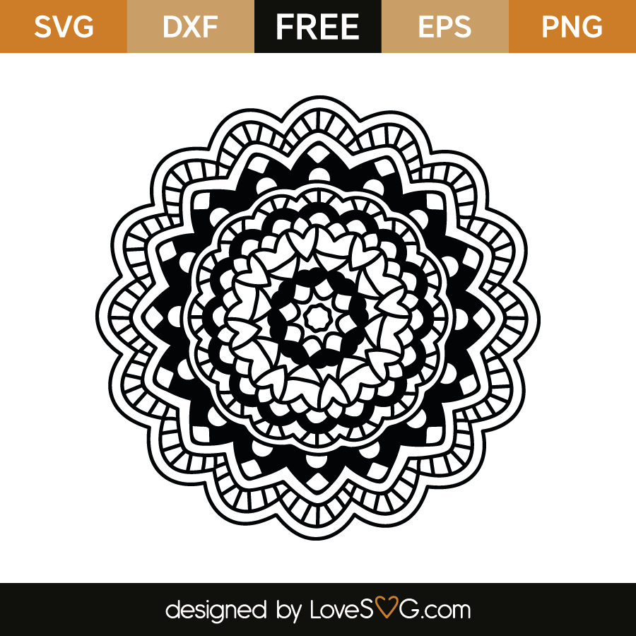 Mandala Lovesvg Com