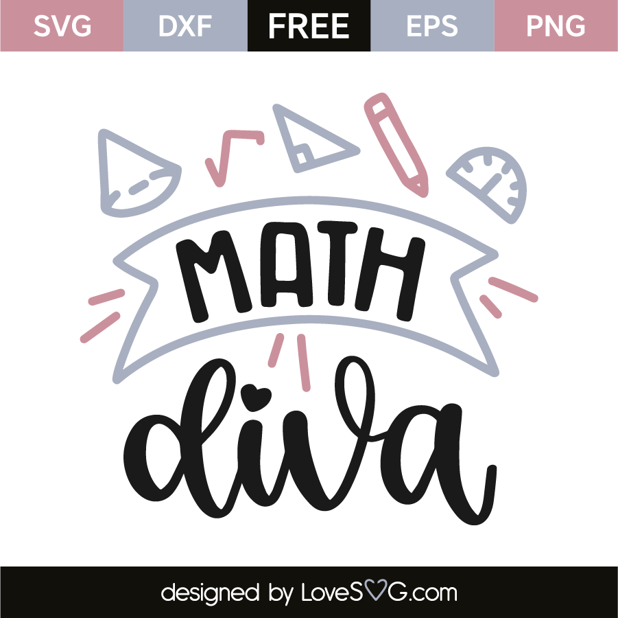 Math Diva - Lovesvg.com