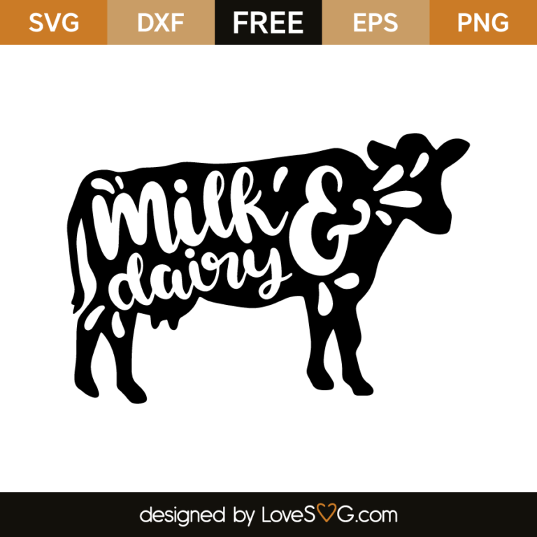 Milk & Dairy - Lovesvg.com