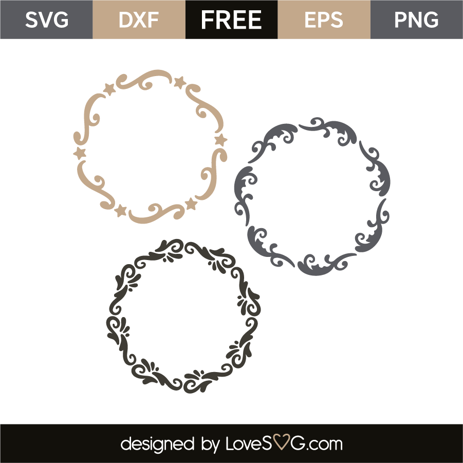 Free Square Monogram Frame SVG ⋆ The Quiet Grove