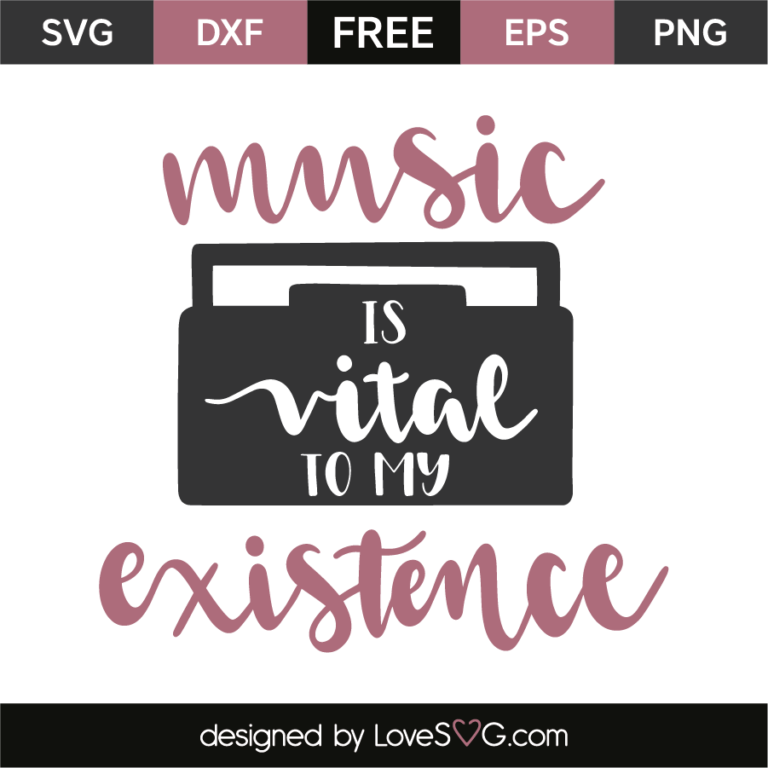 Music SVG Free Cut Files Download - Lovesvg.com