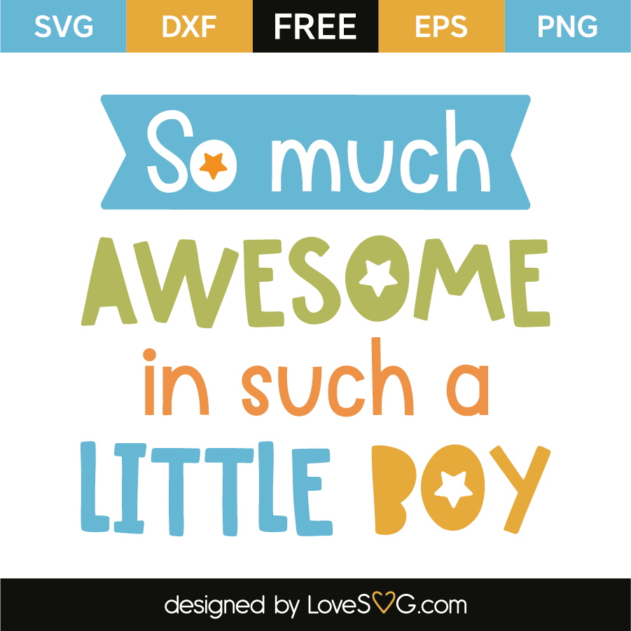 Download So Much Awesome In Such A Little Boy Lovesvg Com