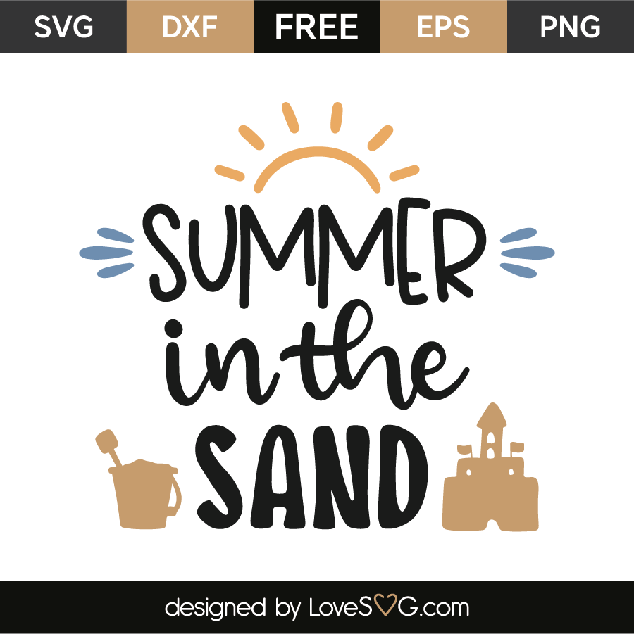 Summer In The Sand - Lovesvg.com