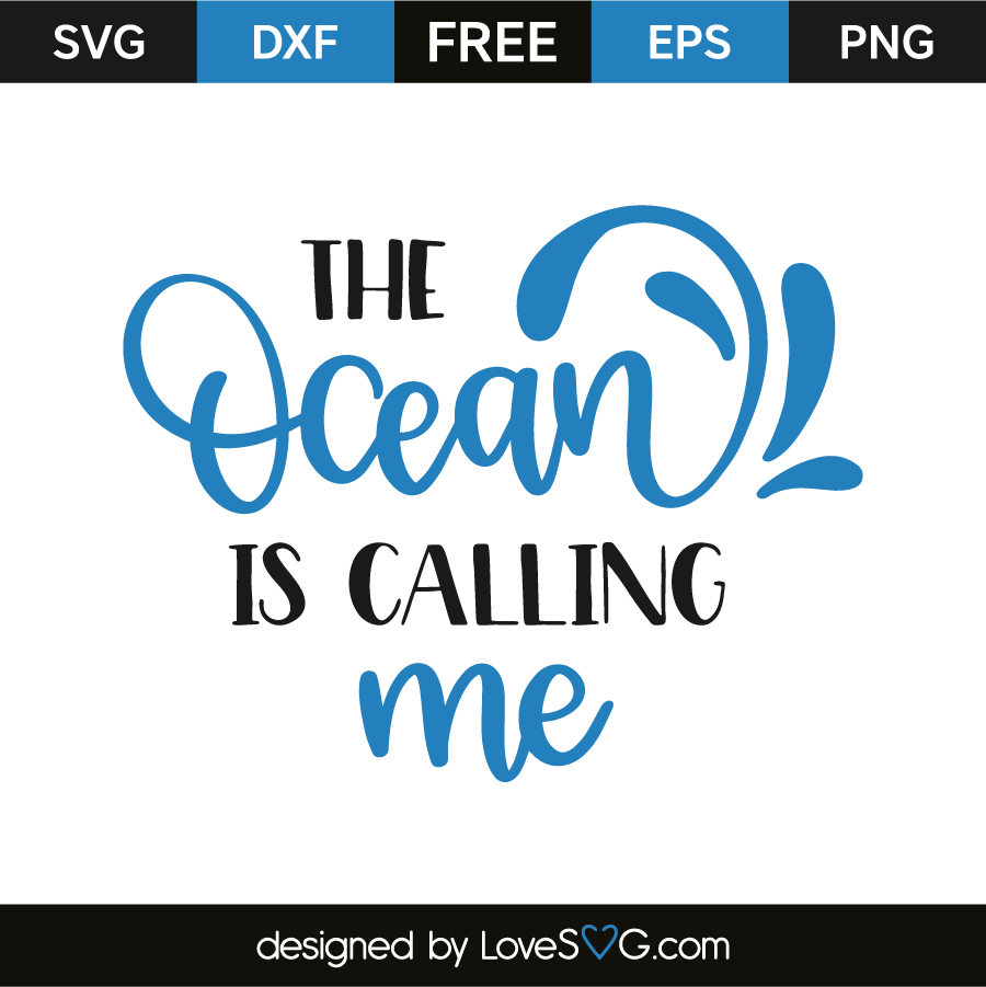 Download Clip Art Art Collectibles Emf Digital Download Cutting File Png Eps Summer Psd Dxf Summer Vacation The Ocean Is Calling And I Must Go Ai And Svg Outdoor