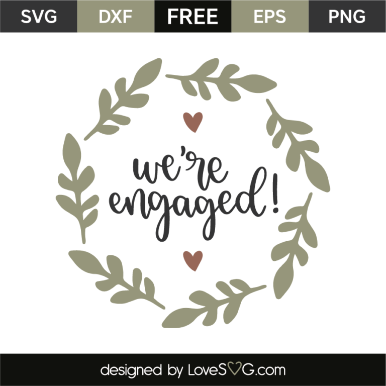 Free Wedding SVG Cut Files for Cricut & Silhouette | Lovesvg.com