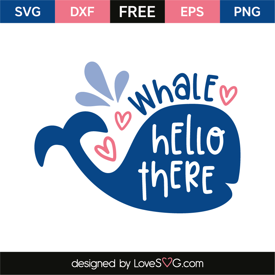 Download Whale Hello There - Lovesvg.com