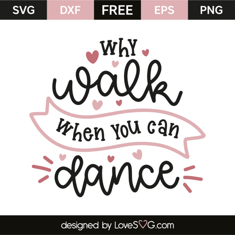 Free Dance SVG Cut Files | Lovesvg.com