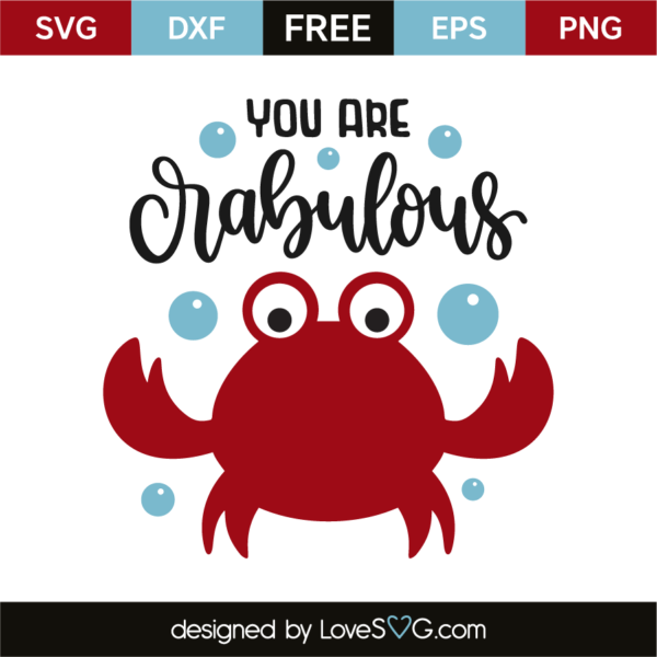 You Are Crabulous - Lovesvg.com