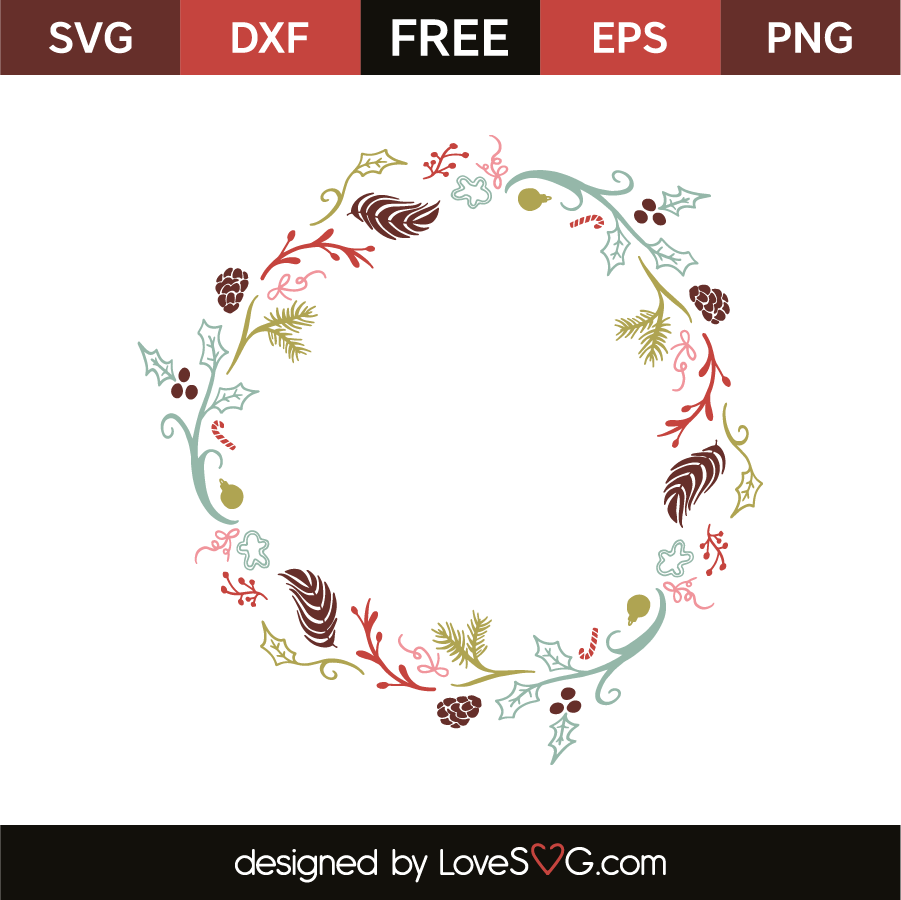 Download Christmas Monogram Frame Lovesvg Com