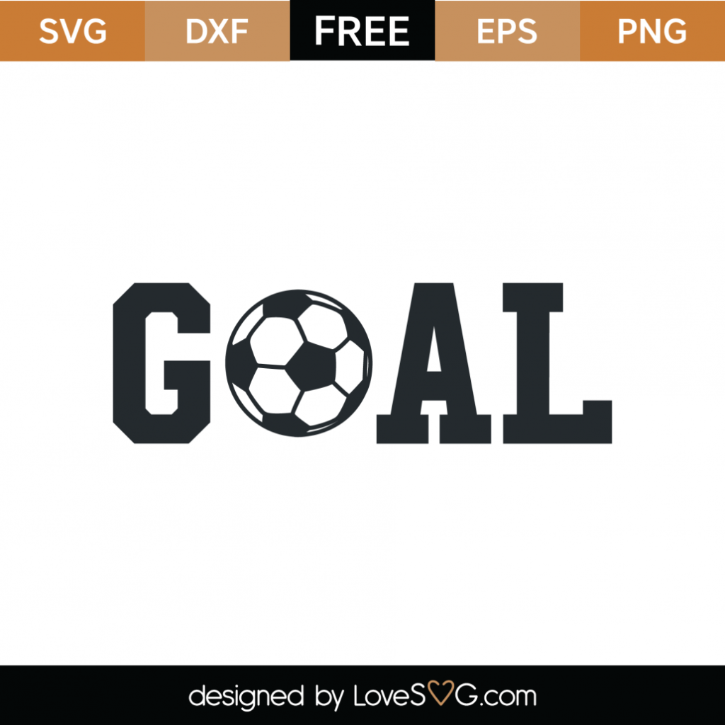 Free Goal SVG Cut File - Lovesvg.com