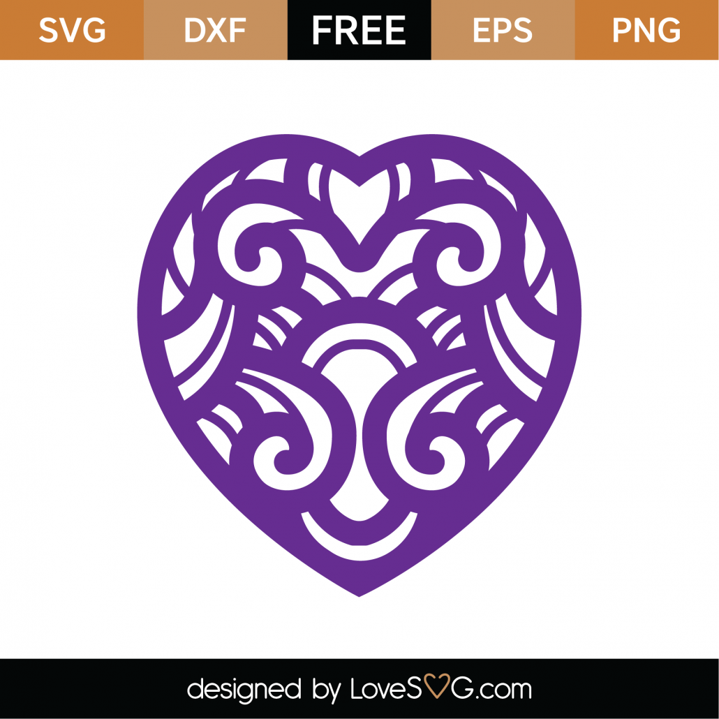 Free Free Heart Mandala Svg Free 288 SVG PNG EPS DXF File