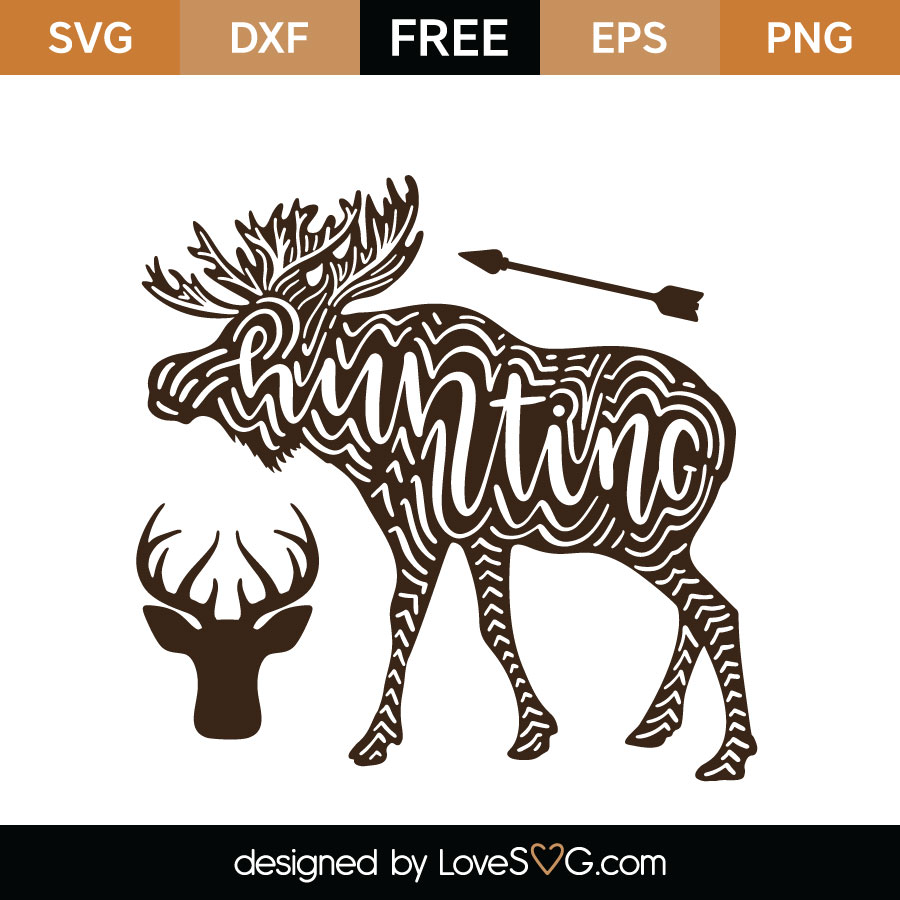 Download Free Reindeer Hunting Mandala SVG Cut File - Lovesvg.com