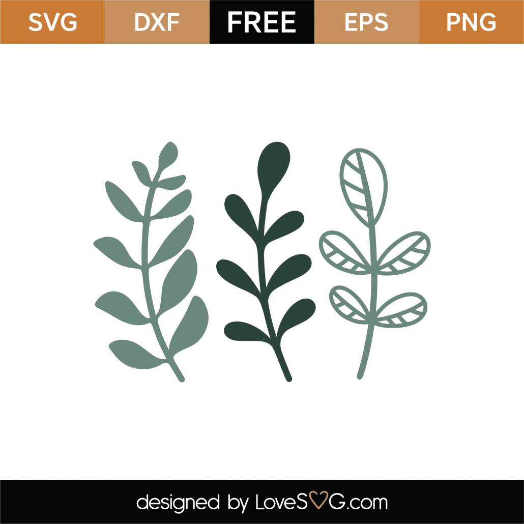 Free Leaves Svg Cut File Lovesvg Com