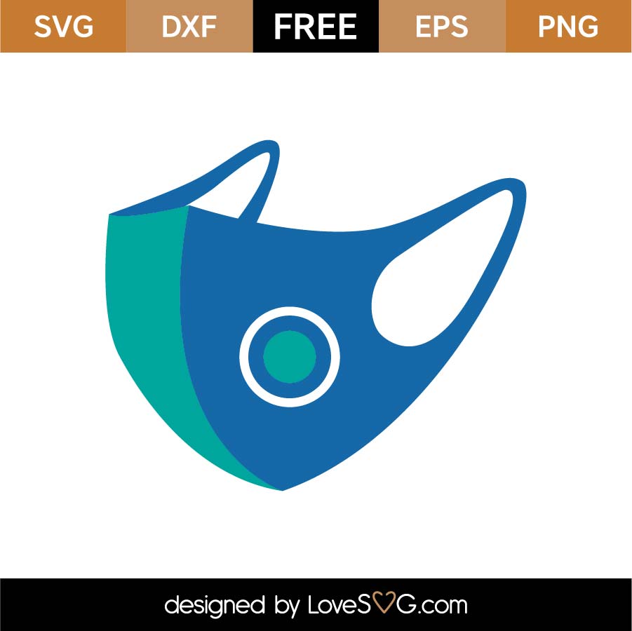 Free Mask SVG Cut File - Lovesvg.com