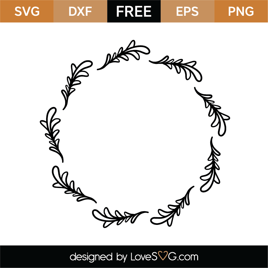 Download Free Monogram Frame Svg Cut File Lovesvg Com