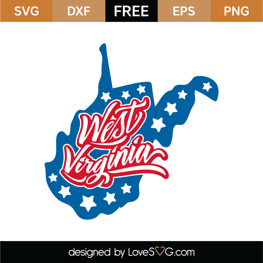Download Free West Virginia Svg Cut File Lovesvg Com