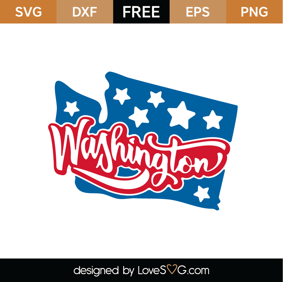 Free Washington Svg Cut File Lovesvg Com