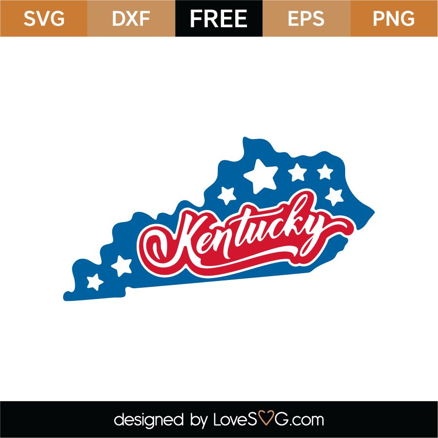 Free Kentucky Svg Cut File Lovesvg Com
