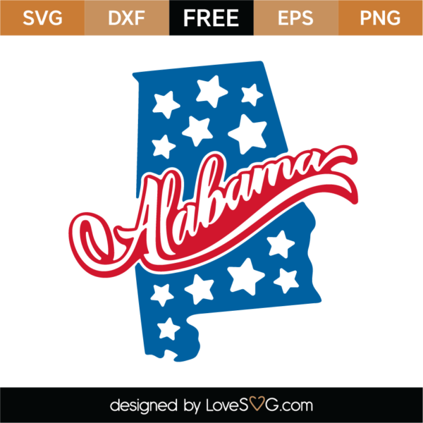 Free Alabama SVG Cut File - Lovesvg.com