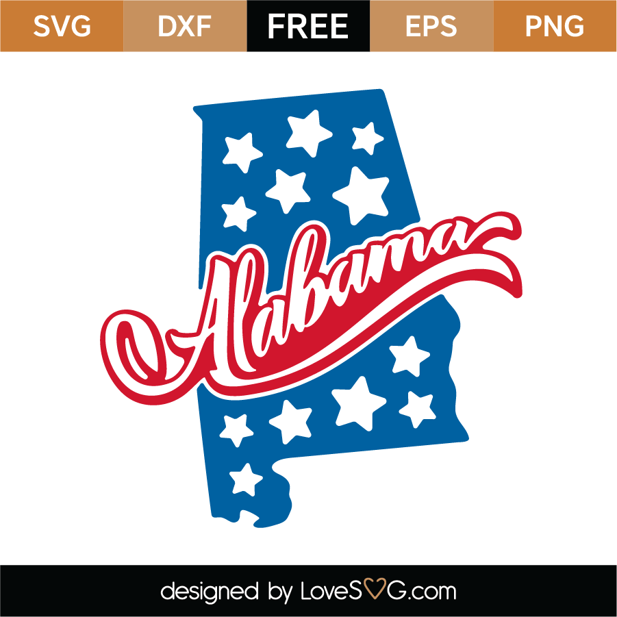 Download Free Alabama Svg Cut File Lovesvg Com