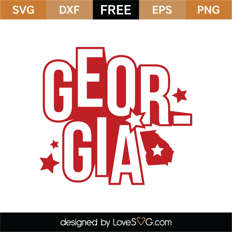 Free Georgia Svg Cut File Lovesvg Com