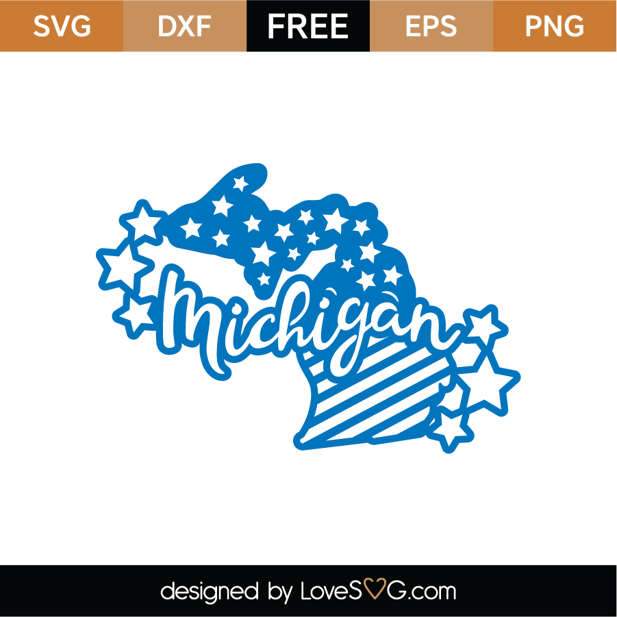 Download Free Michigan Svg Cut File Lovesvg Com