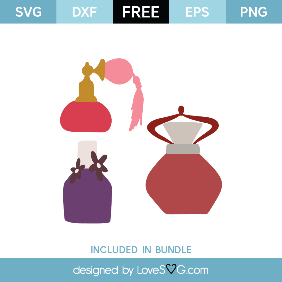 Download Free Perfumes SVG Cut File - Lovesvg.com