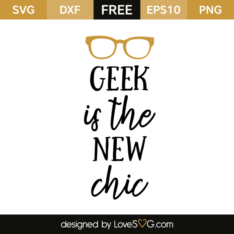 Free Geek SVG Cut Files | Lovesvg.com