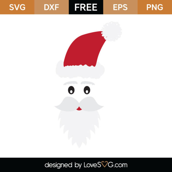 Free Santa Claus SVG Cut File - Lovesvg.com