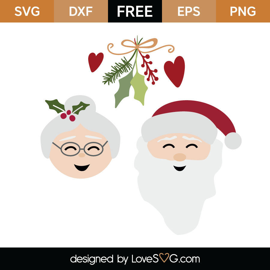 Download Santa And Mrs Claus Svg Cut File Lovesvg Com