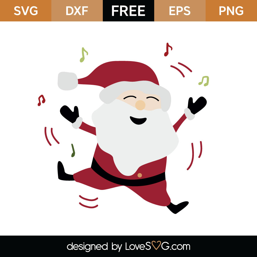 Santa Jump Svg Cut File Lovesvg Com