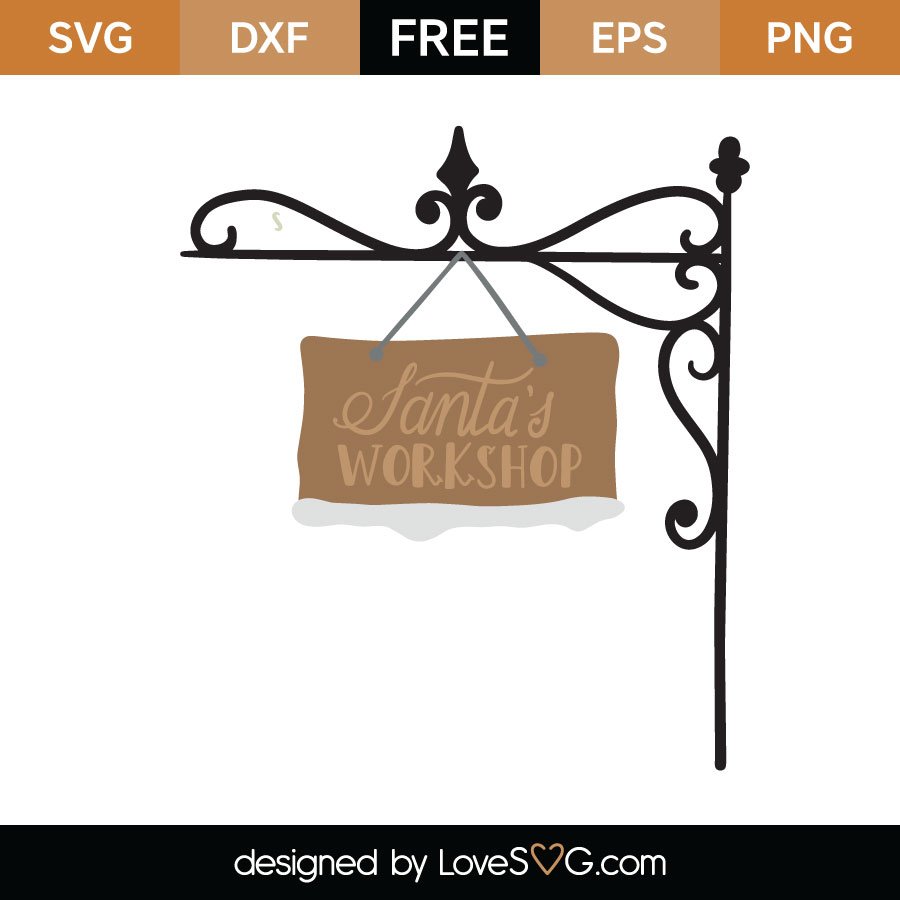 Download Santa Workshop SVG Cut File - Lovesvg.com