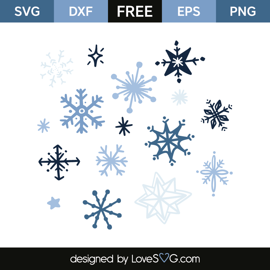 Download Snowflakes Lovesvg Com