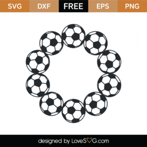 Flower Circle Monogram Frame #1 SVG - Free SVG files