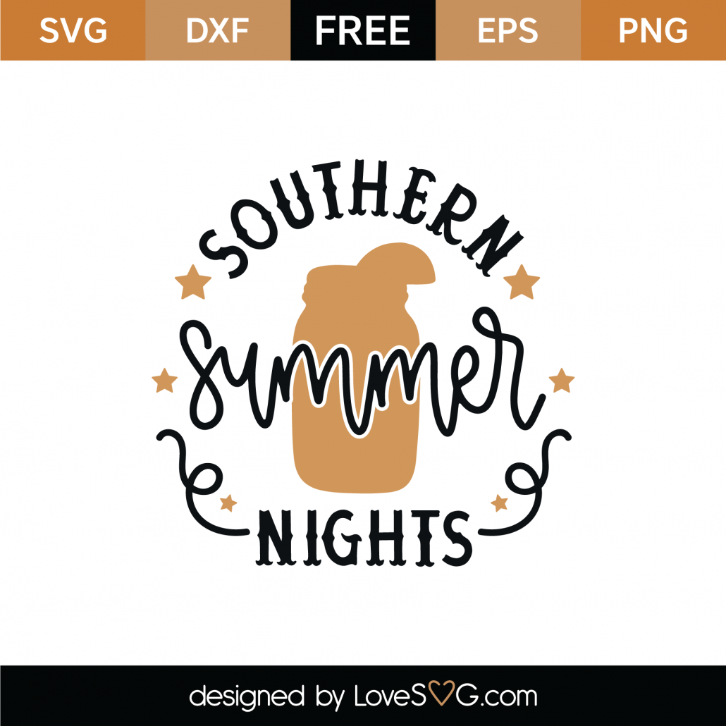 Download Free Southern Summer Nights Svg Cut File Lovesvg Com