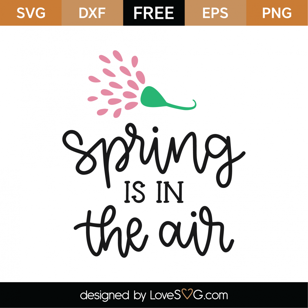 Download Free Spring Is In Air SVG Cut File - Lovesvg.com