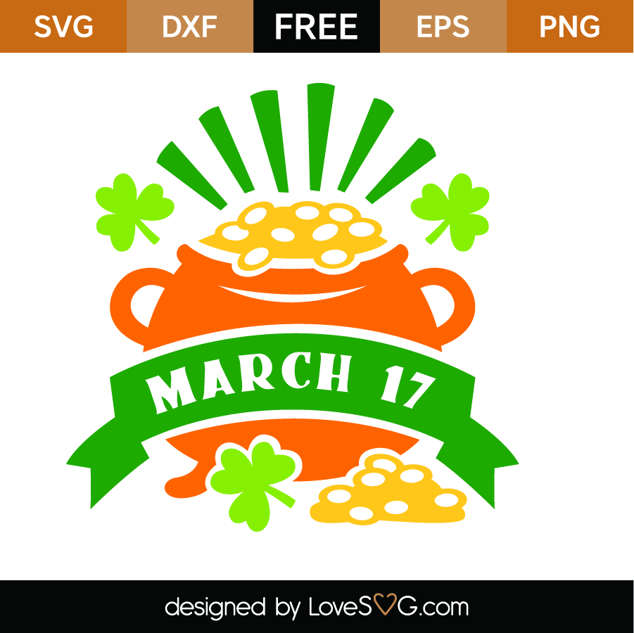 Free St Patrick's Day SVG Cut File - Lovesvg.com