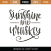 Free Sunshine And Whiskey SVG Cut File - Lovesvg.com