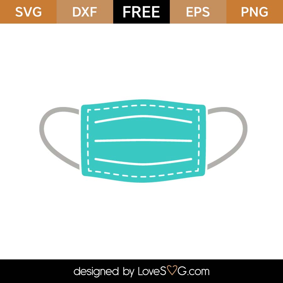 Download Free Surgical Mask SVG Cut File - Lovesvg.com